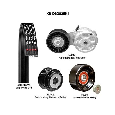 Dayco 01-07 Chry-Dodge 3.3-3.8L Fead Kits, D60825K1 D60825K1